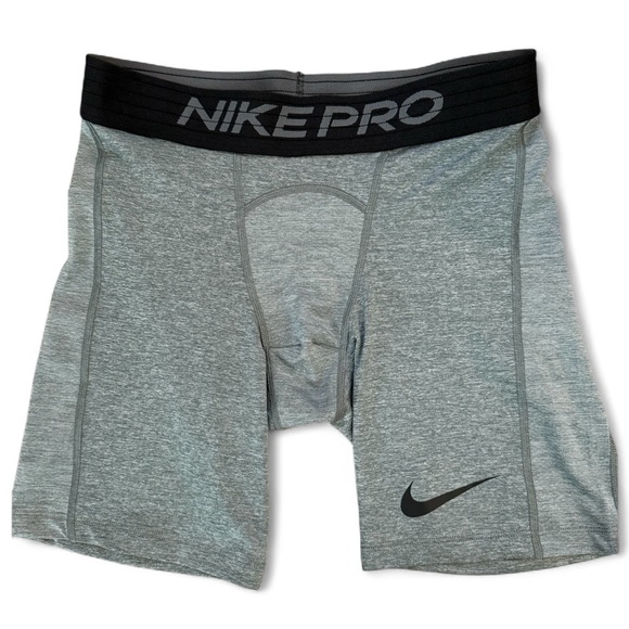 Nike Pro Dri-FIT Compression Shorts Gray Men’s Medium Training Activewear - Picture 1 of 6